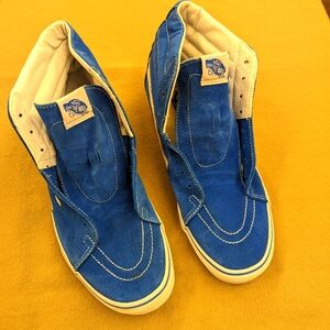 Vans blue converse shoes